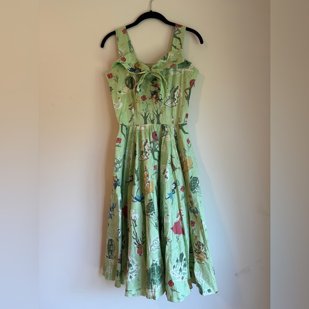 Wizard of Oz Print Vintage Style Dress, S